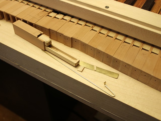 The parts of the reed pipes